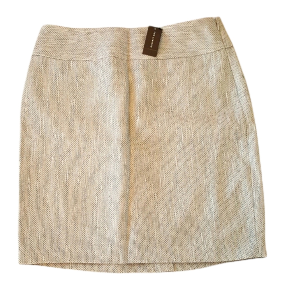 THE LIMITED Grey Midi Skirt
